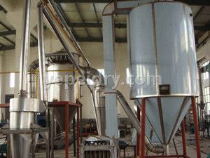 Special spray drying equipment for bone protein
