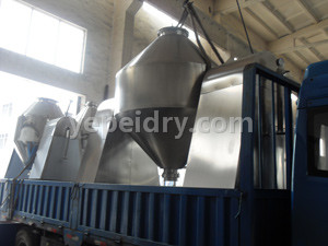 Double cone rotary vacuum dryer for nucleotides